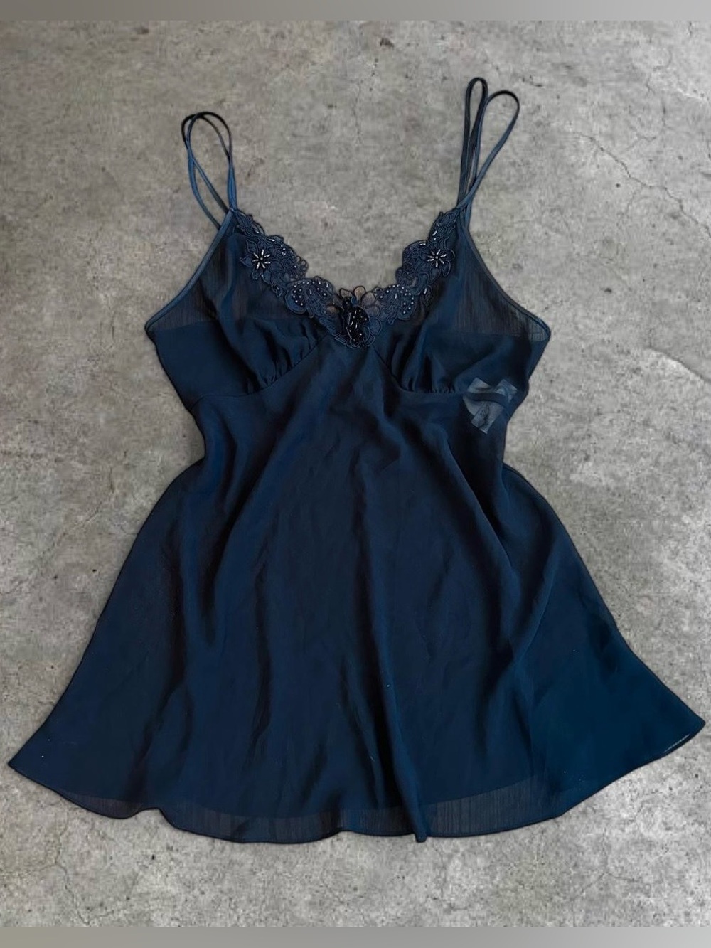 Vintage Dentelle Mesh Slip